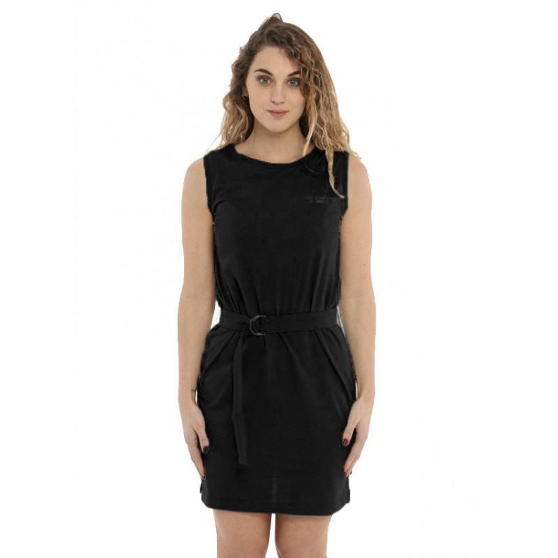 Abito in cotone nero - S