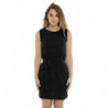 Abito in cotone nero - S