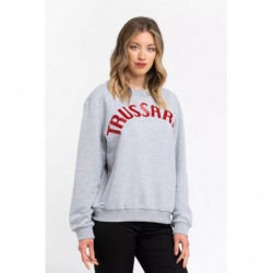 Maglione di cotone grigio - S