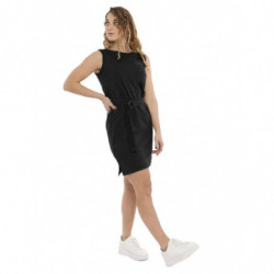 Abito in cotone nero - S