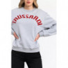 Maglione di cotone grigio - S