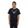 Maglietta in cotone nero - XL