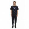 Maglietta in cotone nero - XL