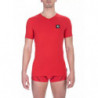 Maglietta in cotone rosso - XL