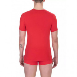 Maglietta in cotone rosso - XL
