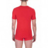 Maglietta in cotone rosso - XL