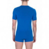 Maglietta in cotone blu - L