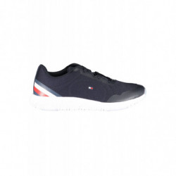 Sneaker in poliestere blu -...