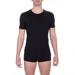 Maglietta in cotone nero - XXL