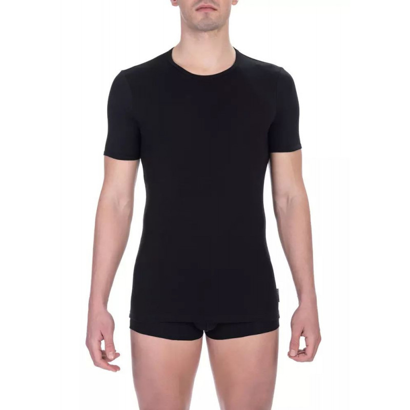 Maglietta in cotone nero - L