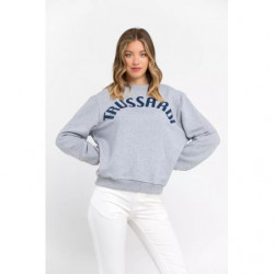 Maglione di cotone grigio - S
