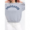 Maglione di cotone grigio - S