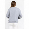 Maglione di cotone grigio - S