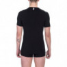 Maglietta in cotone nero - XL