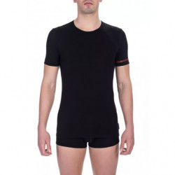 Maglietta in cotone nero - XXL