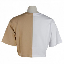 Top e maglietta in cotone beige - XS