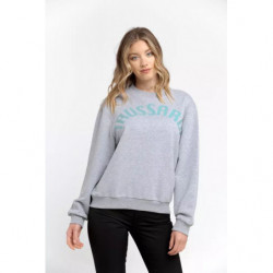 Maglione di cotone grigio - S