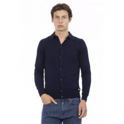 Camicia in cotone blu - S