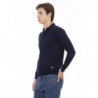 Camicia in cotone blu - XL