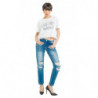 Jeans e pantaloni in cotone blu - W26