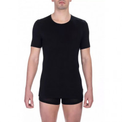 Maglietta in cotone nero - XL