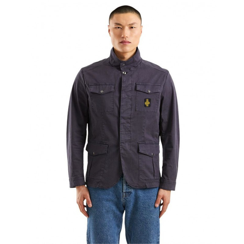 Giacca in cotone blu - L