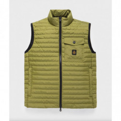 Gilet in poliestere verde - M