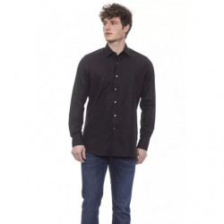 Camicia in cotone nero - XL