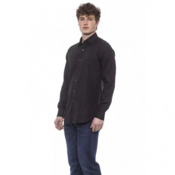 Camicia in cotone nero - XL