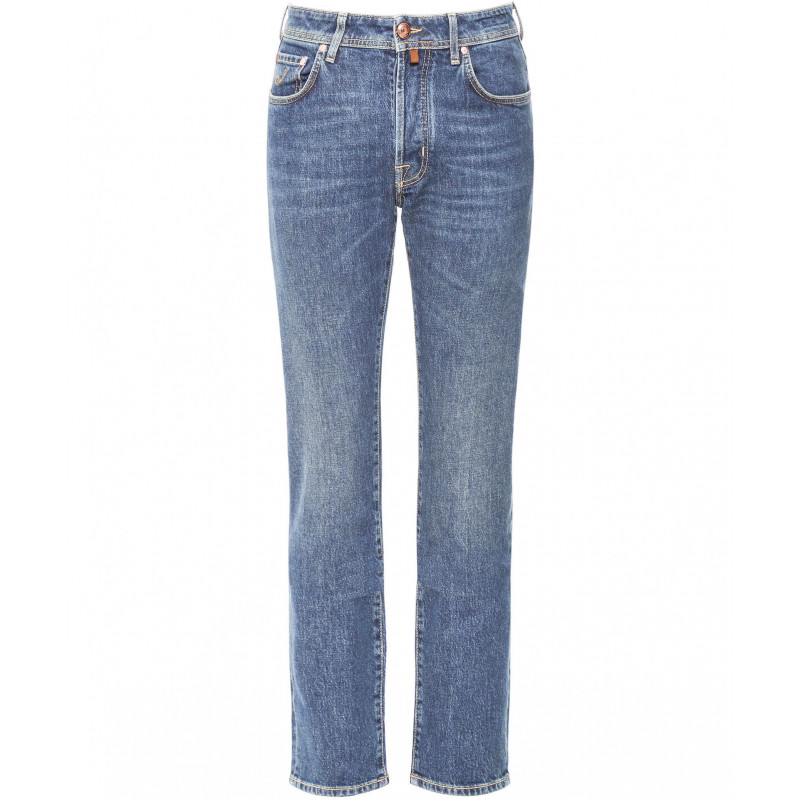 Jeans e pantaloni in cotone blu - W32