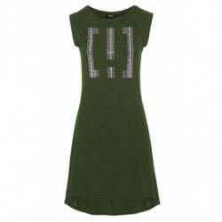 Abito in cotone verde - S