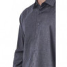 Camicia in cotone grigio - 4XL