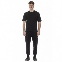 Maglietta in cotone nero - S