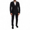 Abito TAORMINA in 2 pezzi slim in cotone nero - IT48 - M