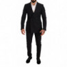 Abito TAORMINA in 2 pezzi slim in cotone nero - IT48 - M