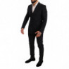 Abito TAORMINA in 2 pezzi slim in cotone nero - IT48 - M