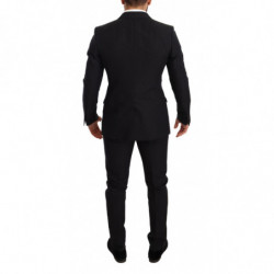Abito TAORMINA in 2 pezzi slim in cotone nero - IT48 - M