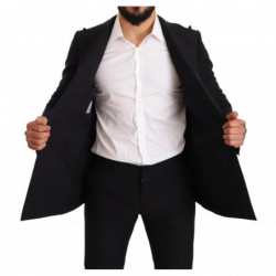 Abito TAORMINA in 2 pezzi slim in cotone nero - IT48 - M