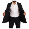 Abito TAORMINA in 2 pezzi slim in cotone nero - IT48 - M