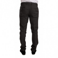 Abito MARTINI in lana fantasia nera - IT50 - L