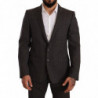 Abito MARTINI in lana fantasia nera - IT50 - L