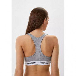 Biancheria intima di cotone grigio - L