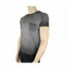 T-shirt da uomo Saint Laurent in cotone a maglia fine tinta grigia - M