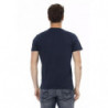 Maglietta in cotone blu - 3XL