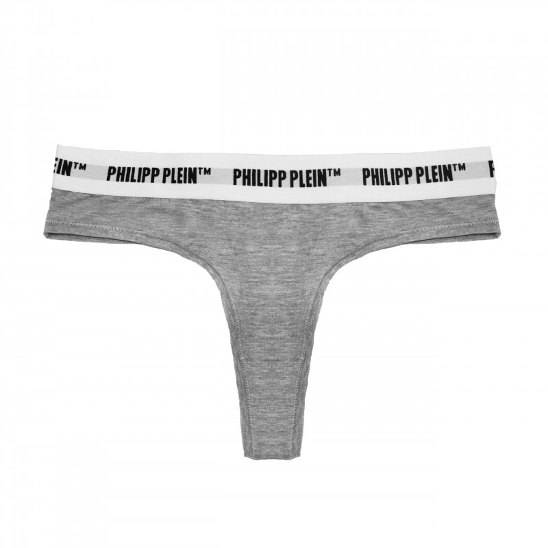 Biancheria intima di cotone grigio - XL