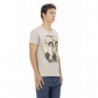 Maglietta in cotone beige - 3XL