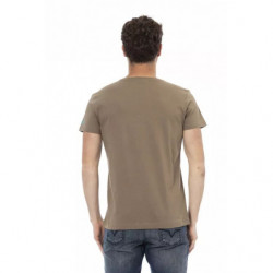 Maglietta in cotone marrone - L
