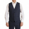 Abito formale MARTINI 3 pezzi in cotone blu scuro - IT48 - M