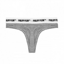 Biancheria intima di cotone grigio - L