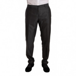 Abito MARTINI grigio slim fit in lana e seta - IT54 - XL